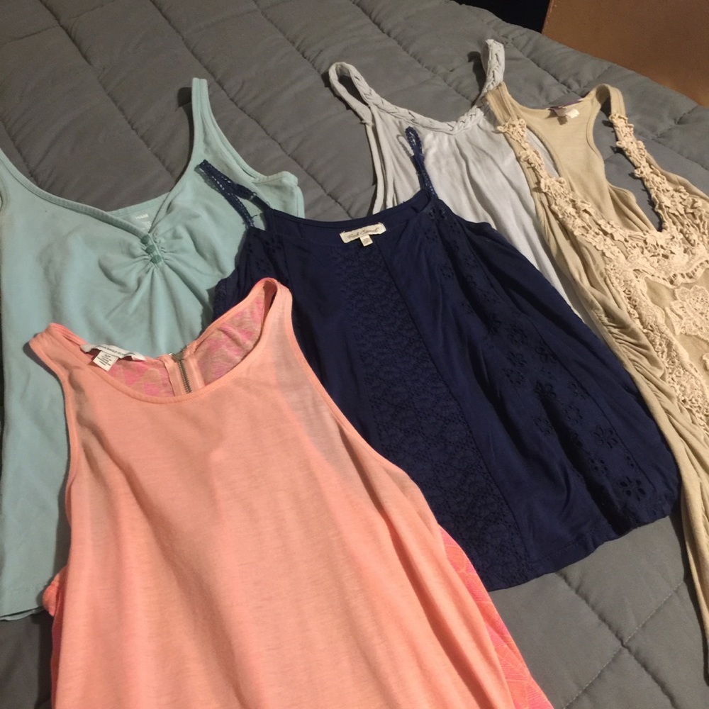 Lot of 5 tank tops